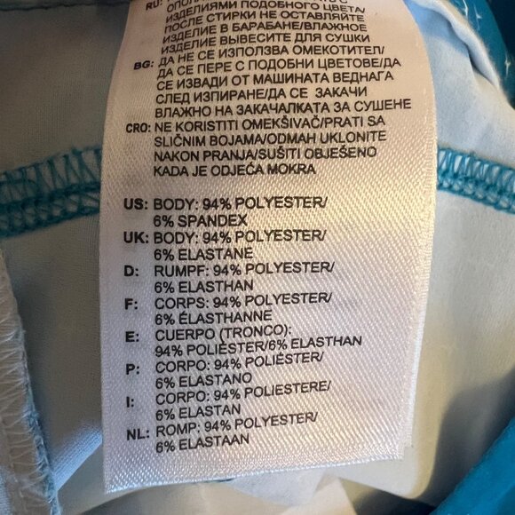 Adidas Adizero Blue Retro Techwear Sporty Chic Athletic Short Short Size 6 - Picture 11 of 13